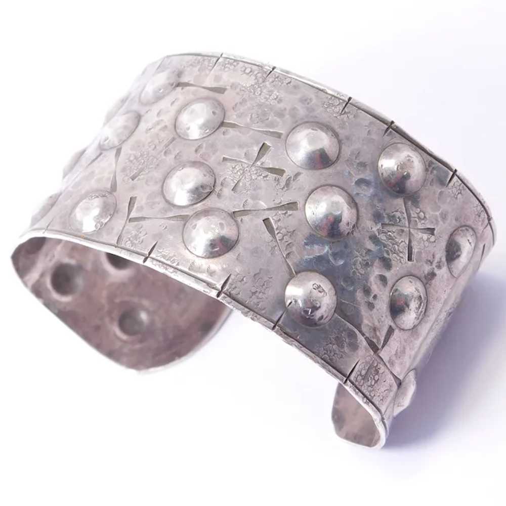 Rare Early Ed Levin Handmade Sterling Silver Cuff… - image 2