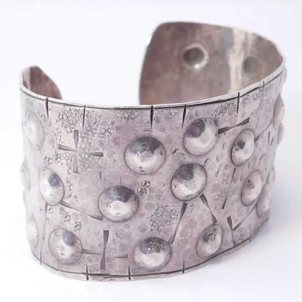 Rare Early Ed Levin Handmade Sterling Silver Cuff… - image 4