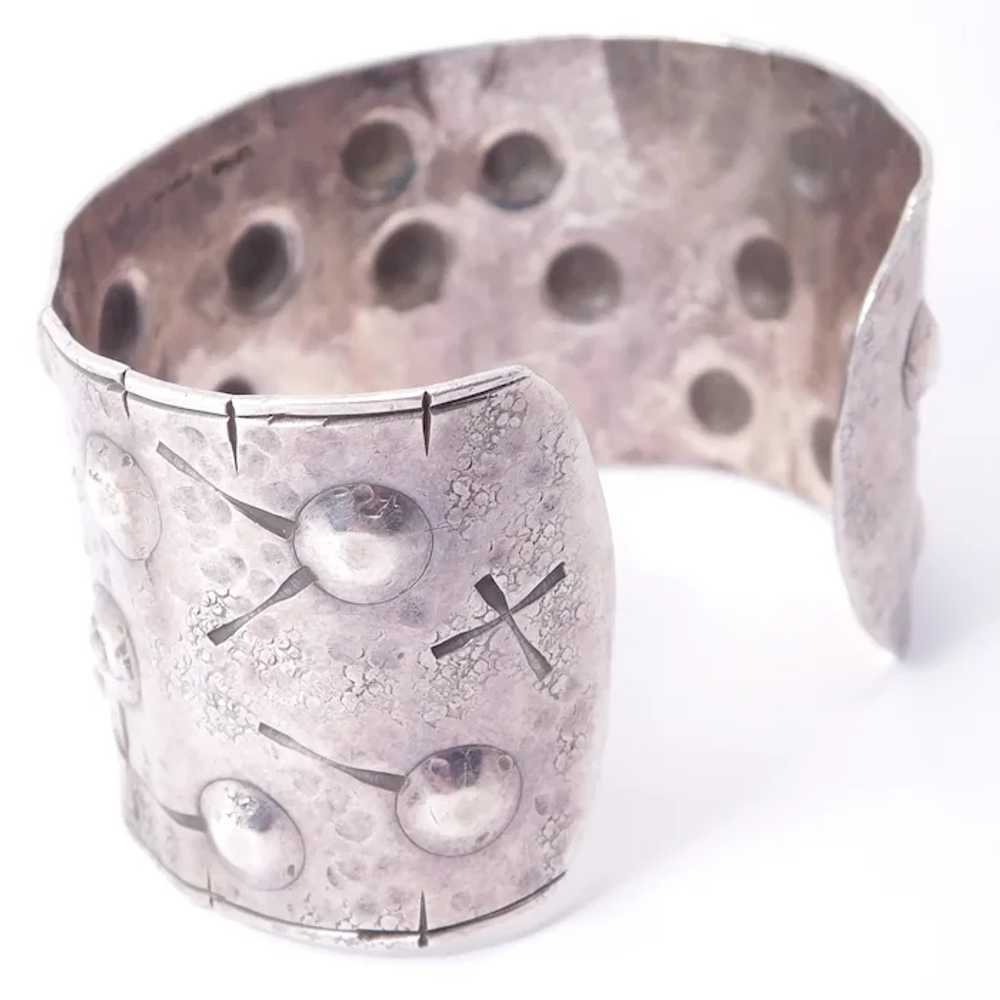Rare Early Ed Levin Handmade Sterling Silver Cuff… - image 5