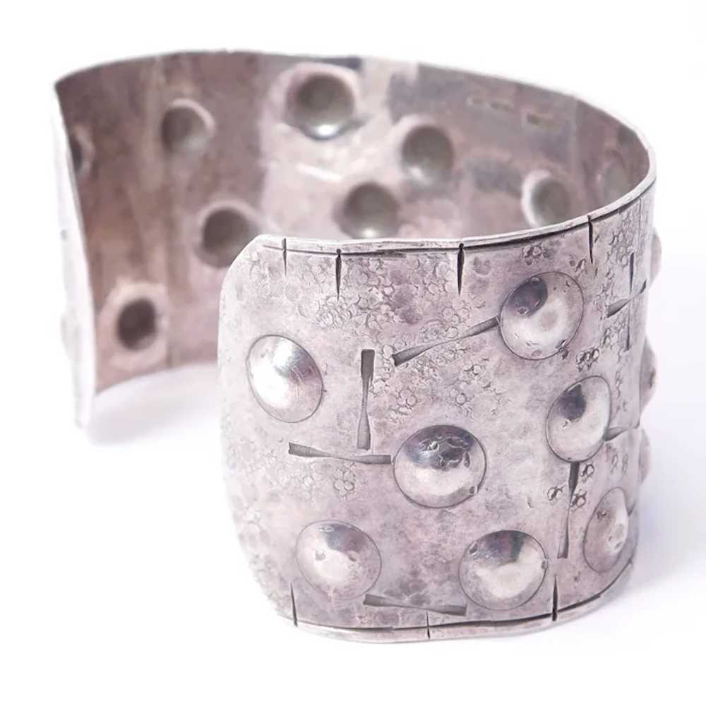 Rare Early Ed Levin Handmade Sterling Silver Cuff… - image 6