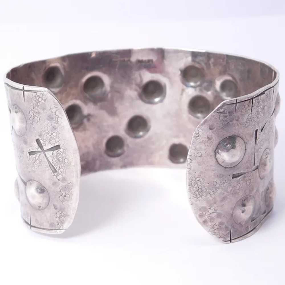 Rare Early Ed Levin Handmade Sterling Silver Cuff… - image 7