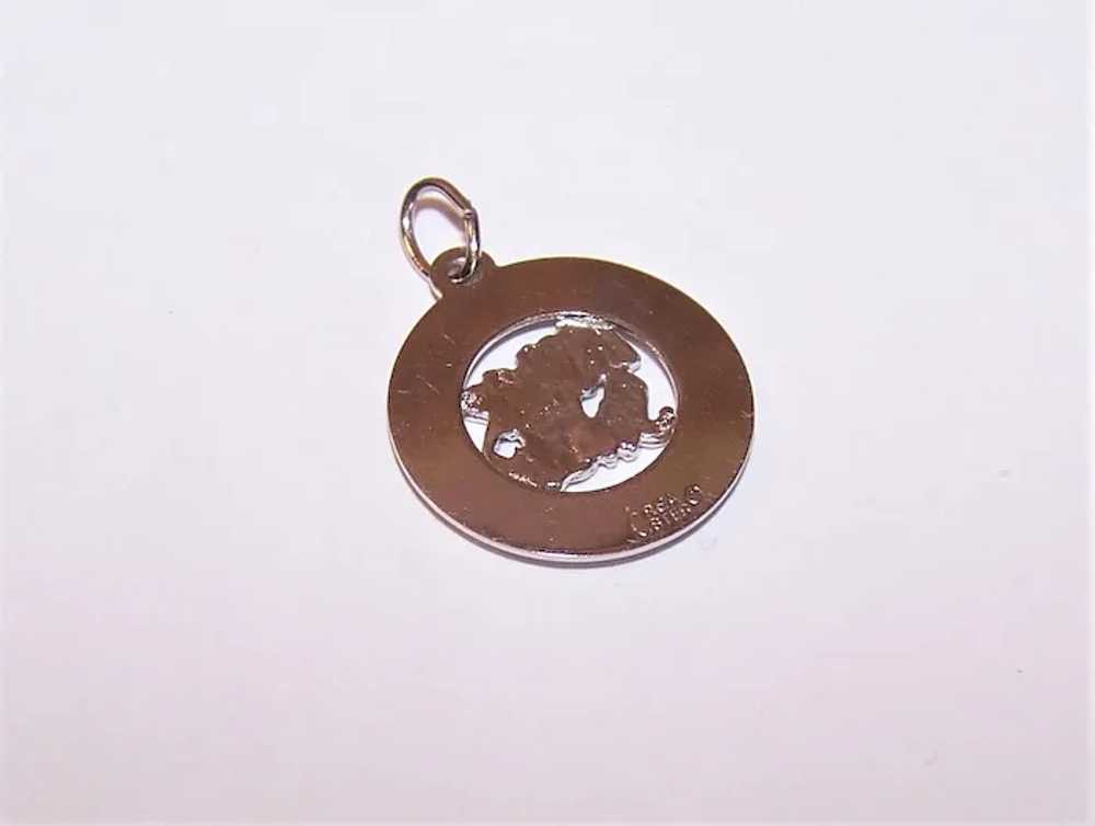Crea Sterling Silver Disc Charm - Think Snow Lake… - image 7