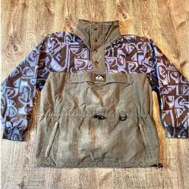 80s 90s QUIKSILVER シンサレート スキージャケット ビンテージ Vintage 80s 90s Quicksilver Reversible Grunge Surf Skate