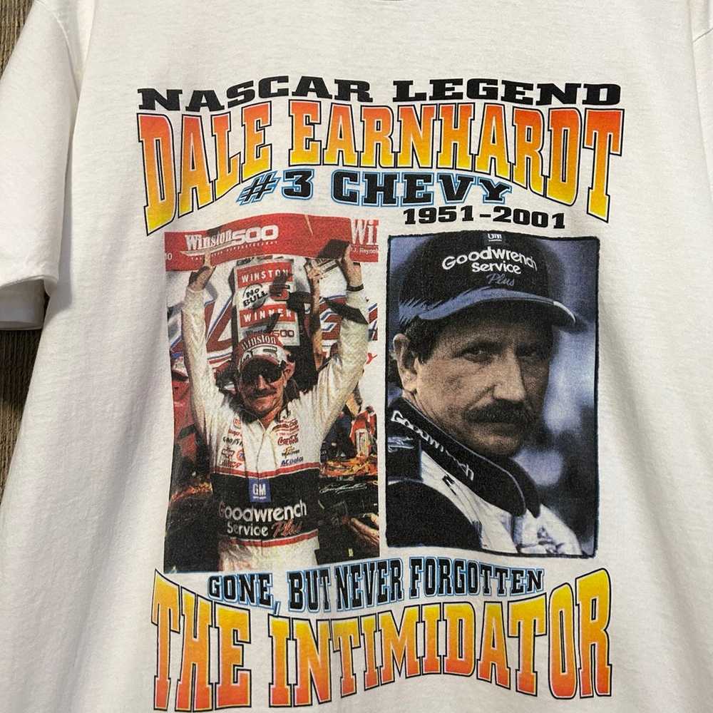Vintage NASCAR Dale Earnhardt Sr. Memorial Graphi… - image 2