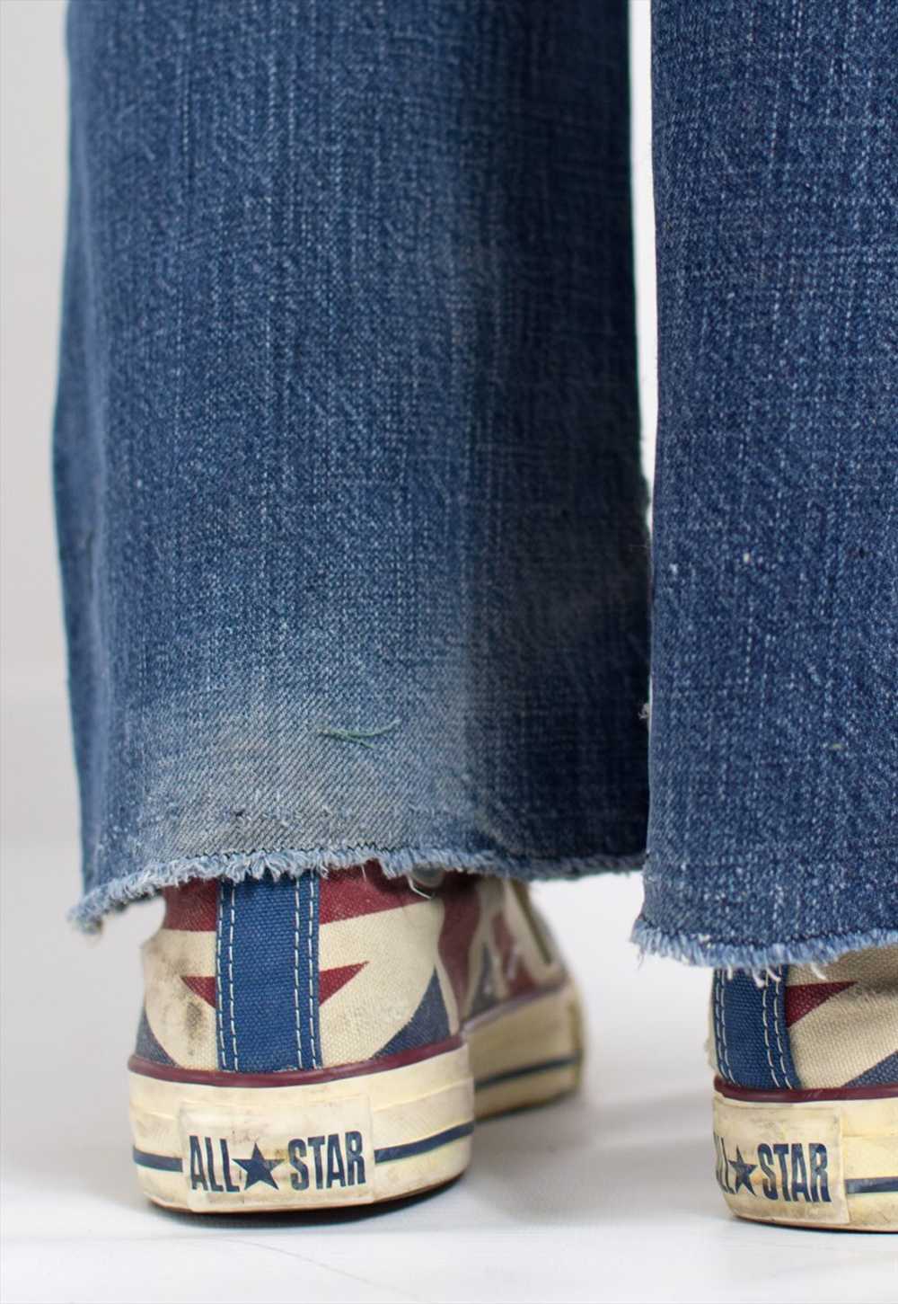 Diesel vintage y2k mid waist jeans cut off leg de… - image 4
