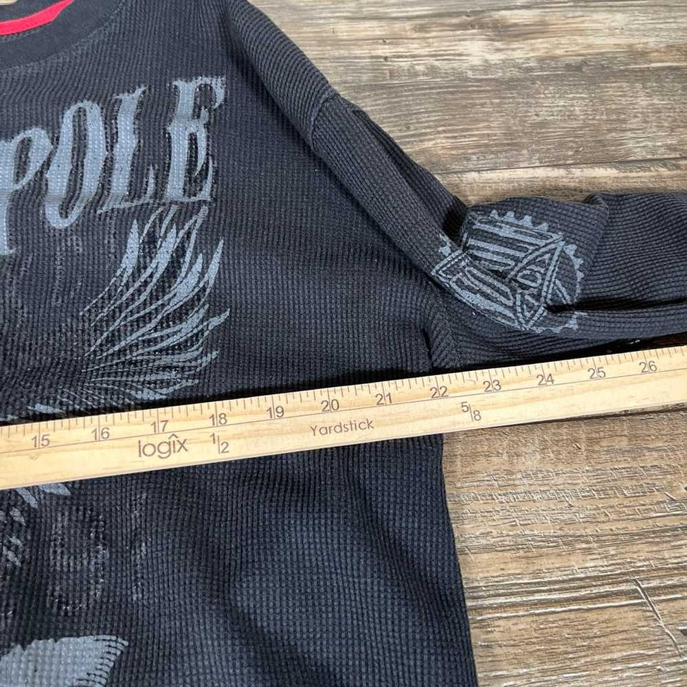 Southpole Mens Thermal Shirt 2XL Black Wings Grun… - image 3