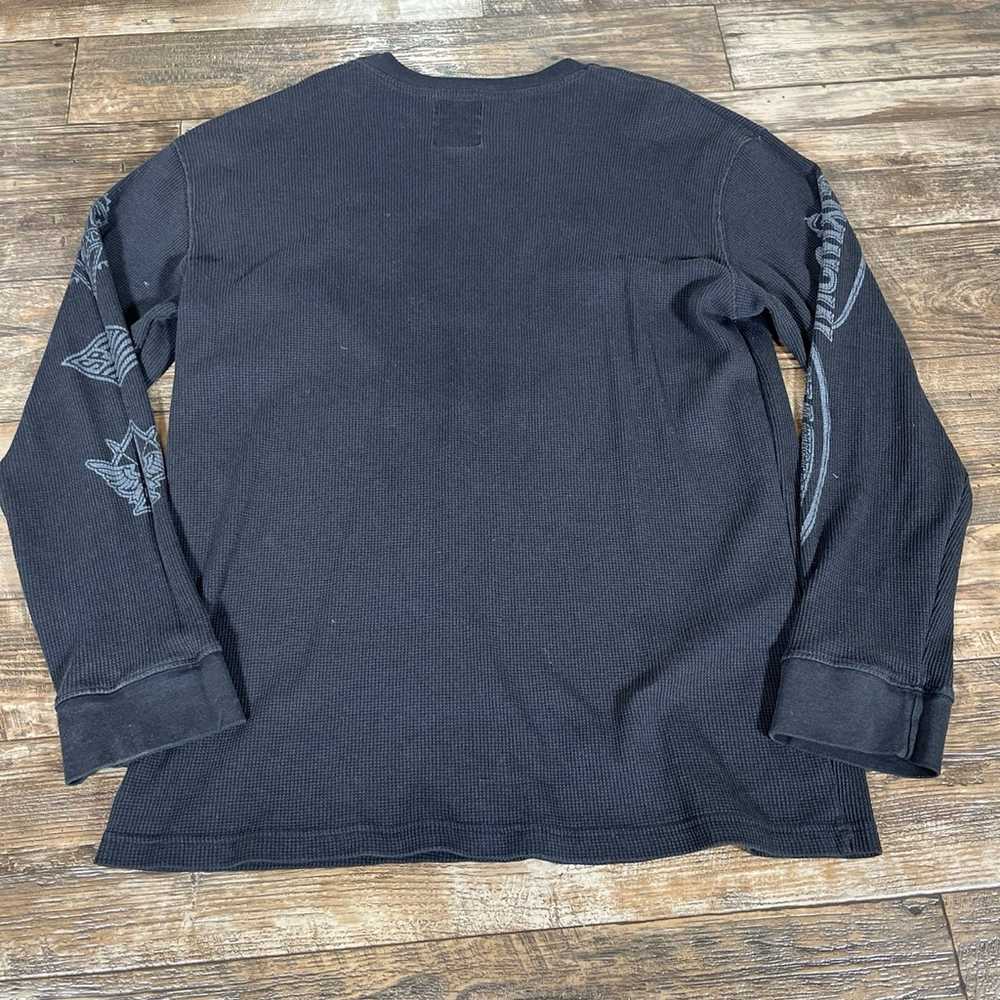 Southpole Mens Thermal Shirt 2XL Black Wings Grun… - image 5