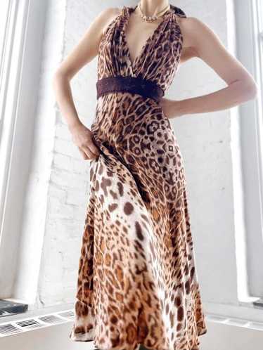 90s Betsey Johnson leopard dress