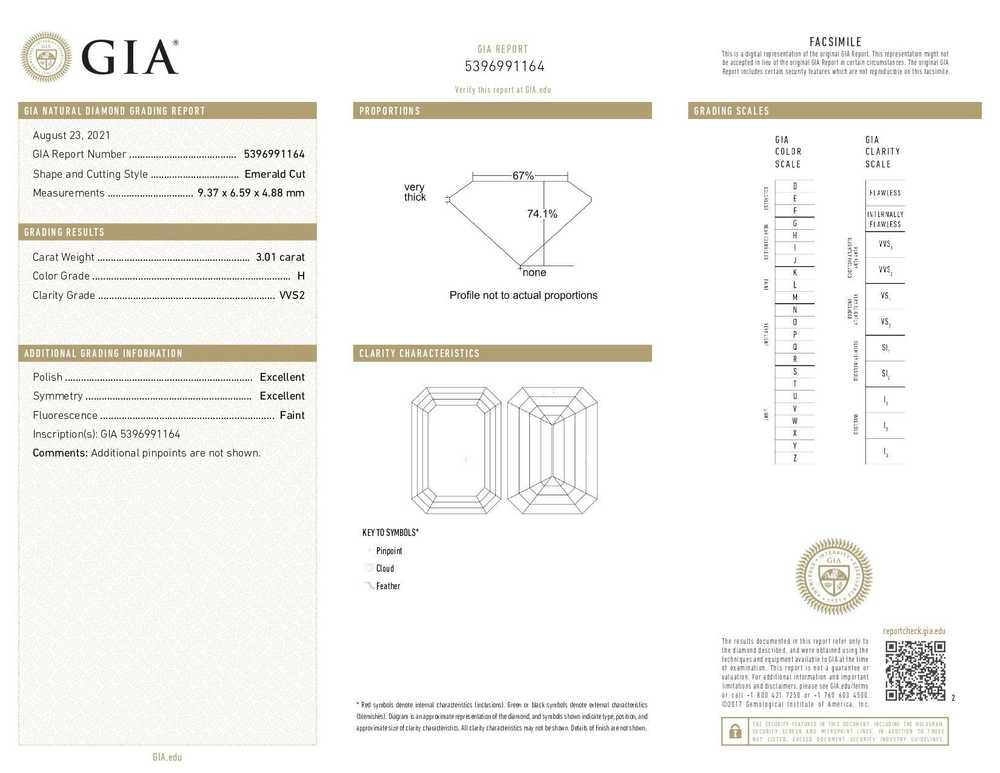 Antinori Fine Jewels 18kt White Gold 3.01ct GIA E… - image 6