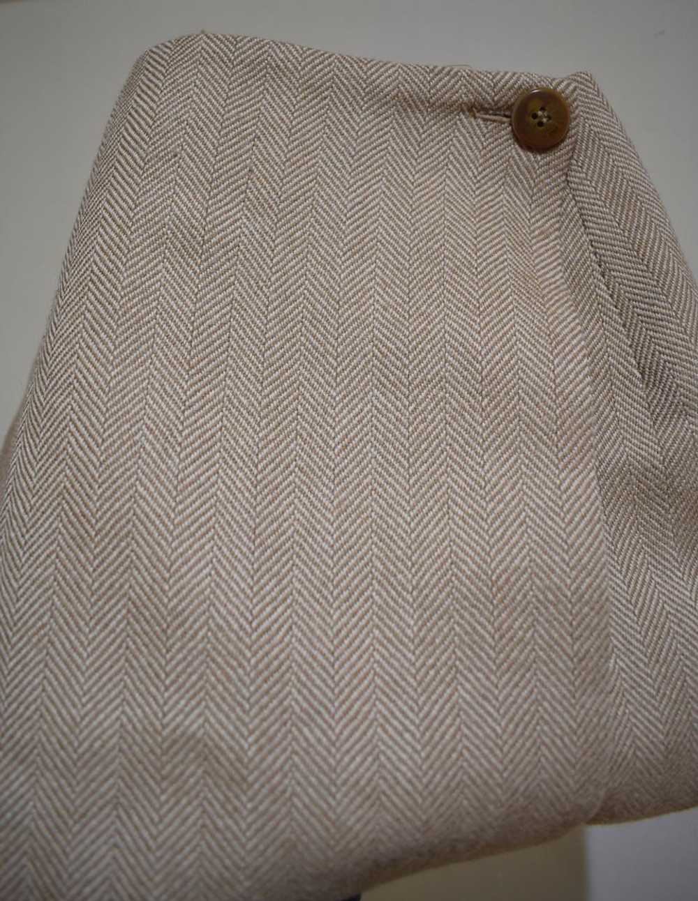 Ann Taylor Vintage Herringbone Wool Skirt (8) |… - image 5