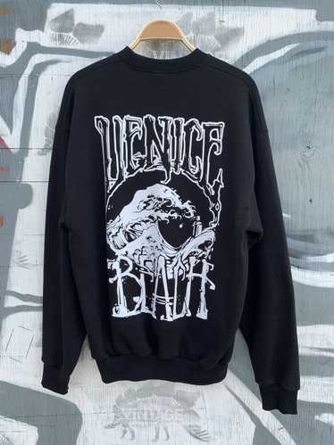 BW VENICE BEACH YING YANG WAVE THICK PULLOVER SWEA