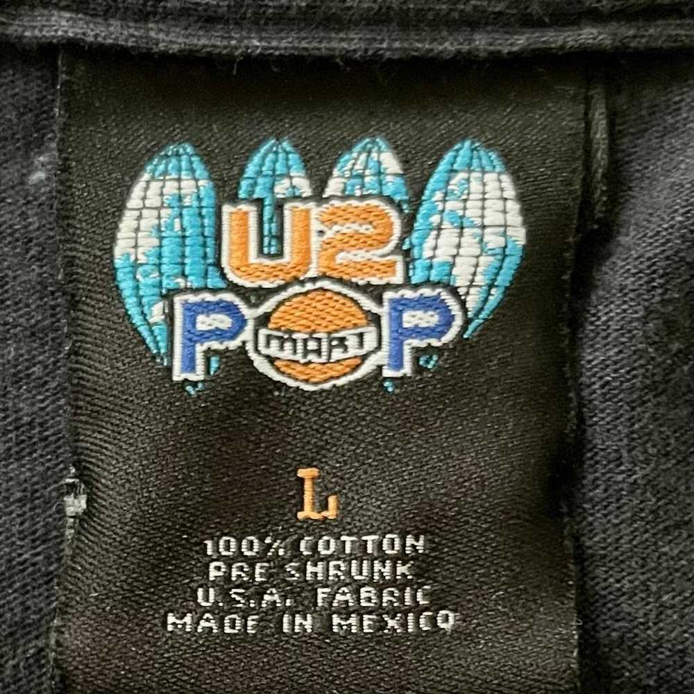 Vintage 1997 U2 Pop Mart Tour Concert T-Shirt Men… - image 3