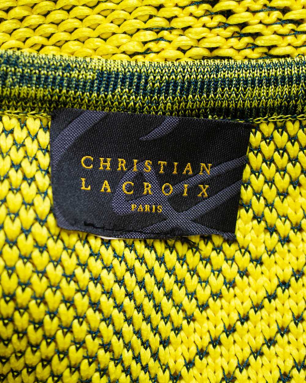 Christian Lacroix Chartreuse Knit Ensemble - image 6