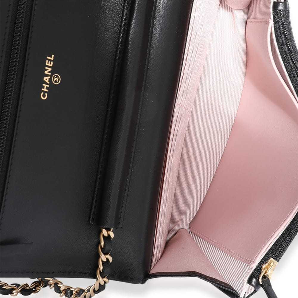 Chanel Wallet On Chain leather handbag - image 8