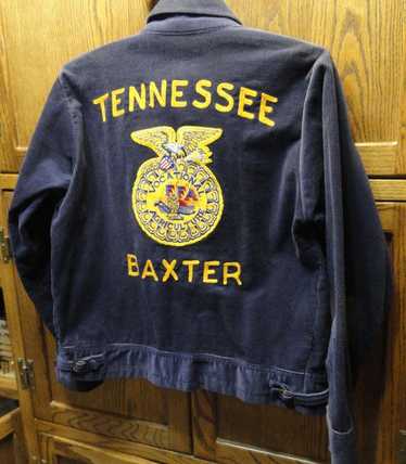 50s FFAジャケット 36サイズぐらい Vintage FFA Corduroy Zip Front Jacket - Size 36 - Burkeville