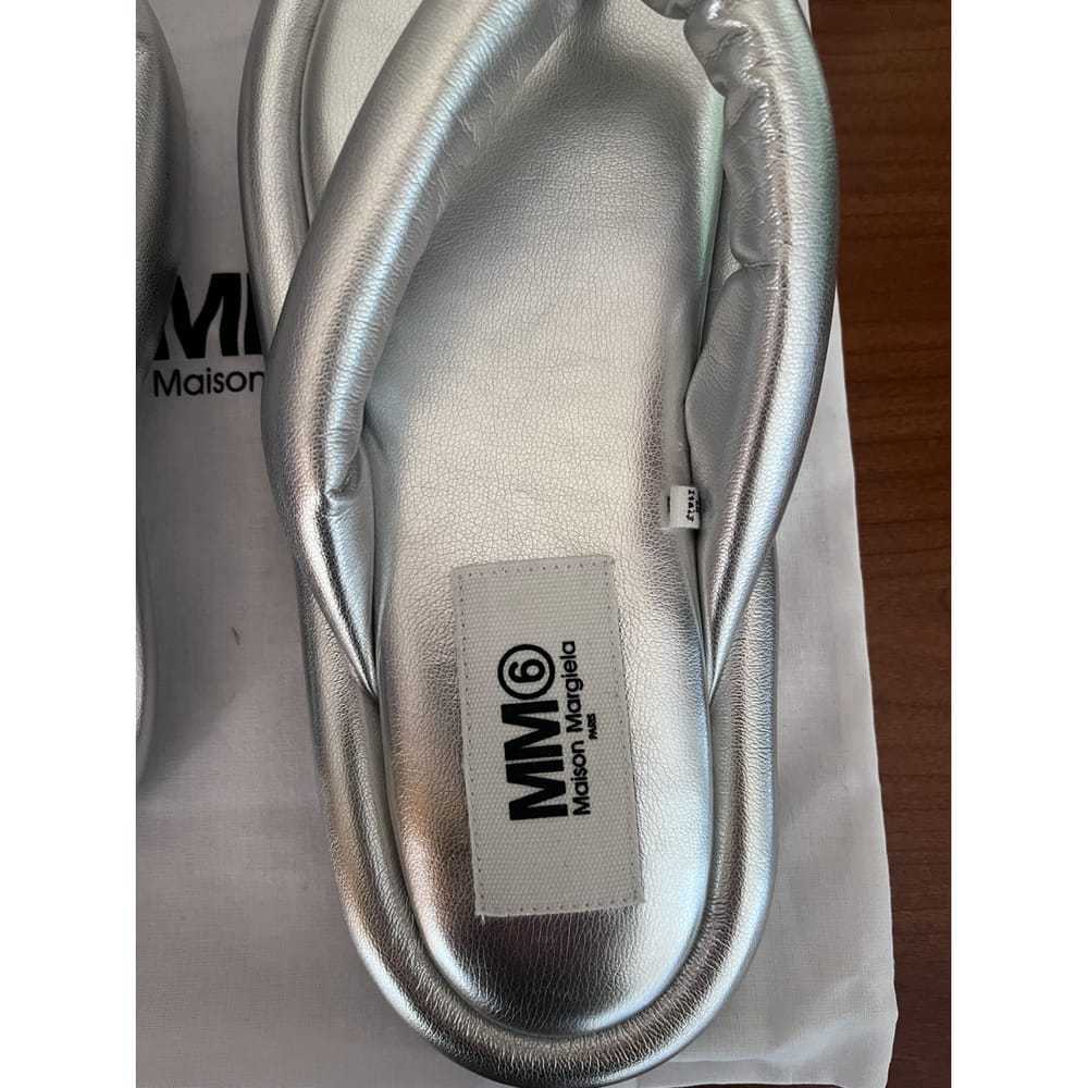 MM6 Leather flip flops - image 5