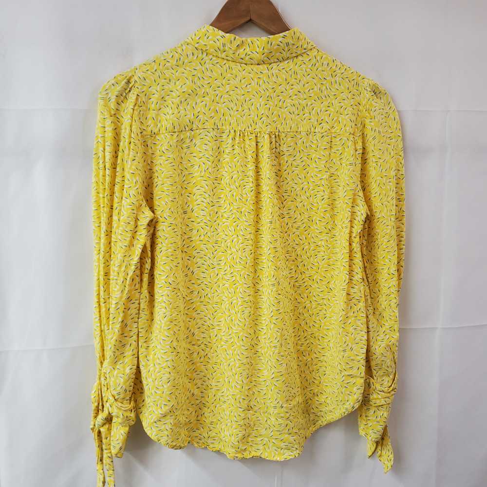 Anthropologie Maeve Yellow Button Up LS Shirt Wom… - image 2