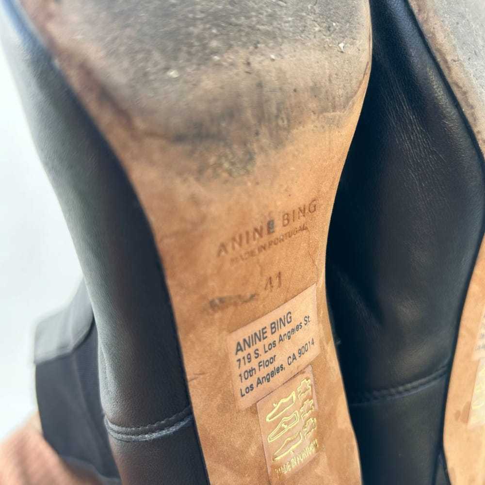 Anine Bing Leather biker boots - image 3