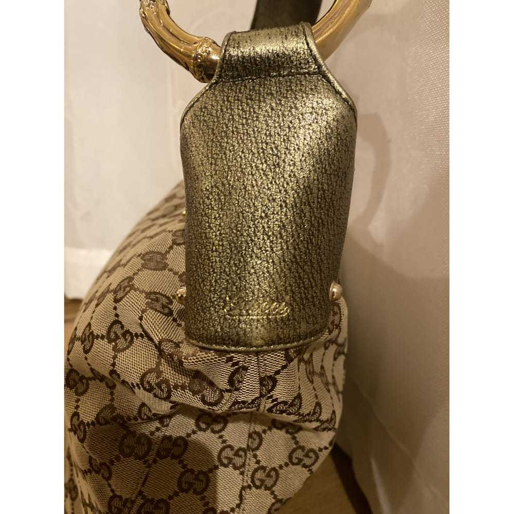 Gucci Bamboo Ring cloth handbag - image 6