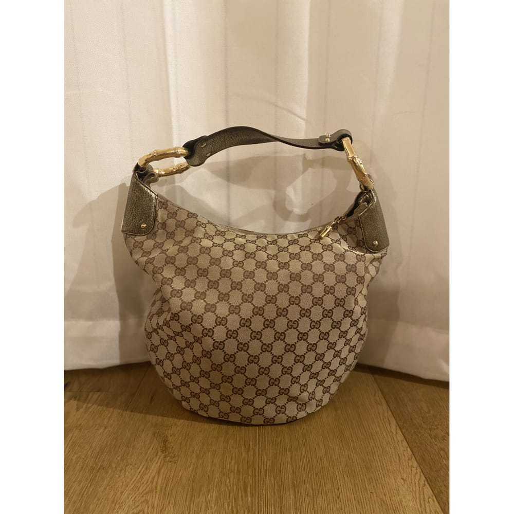 Gucci Bamboo Ring cloth handbag - image 8