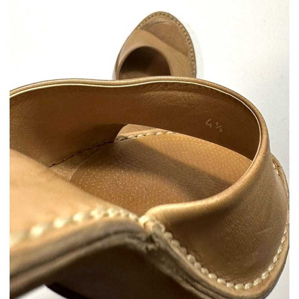 Tod's Vintage Leather Chunky Slip On Heel Pumps S… - image 9
