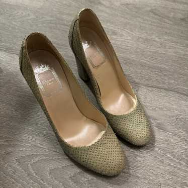 Vintage Christian Dior Snakeskin Pumps