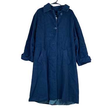 Vintage Jones New York Womens Coat Blue 100% Pure… - image 1
