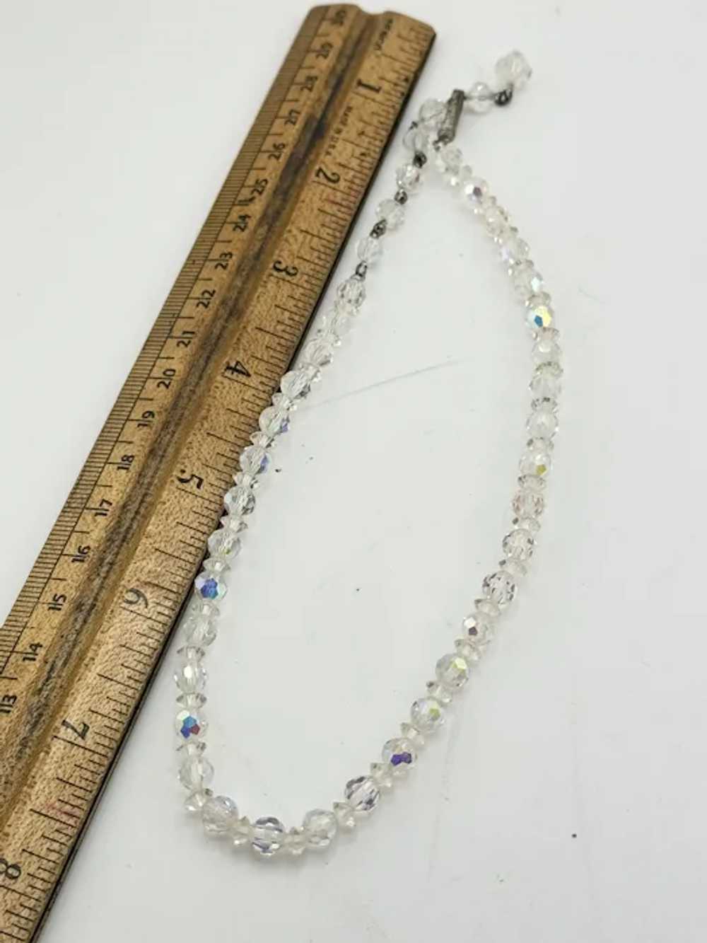 Vintage Single Strand Laguna Signed Aurora Boreal… - image 4