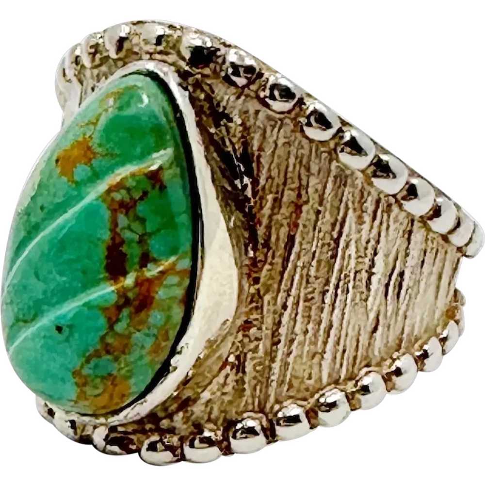 Turquoise Ring, Sterling Silver, Jay King, Cigar … - image 1