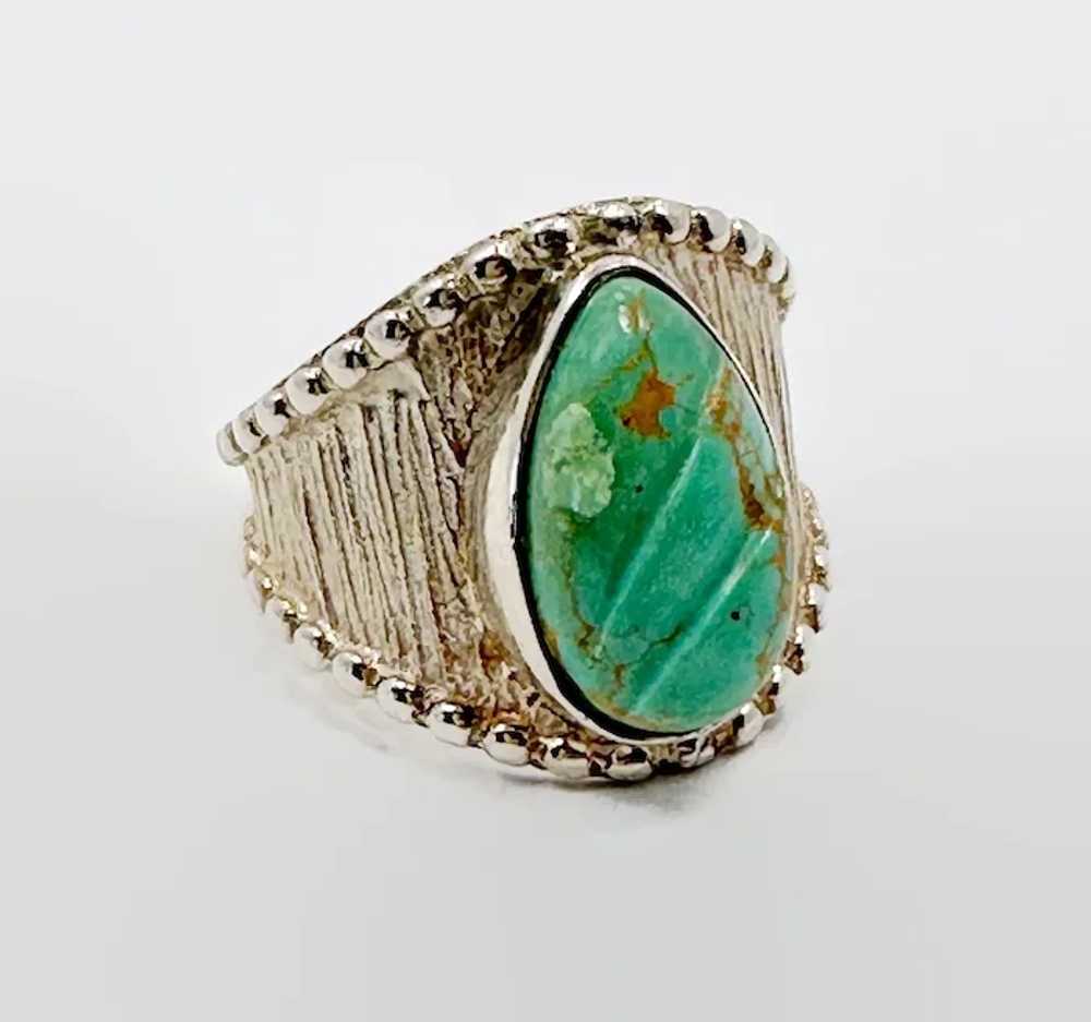 Turquoise Ring, Sterling Silver, Jay King, Cigar … - image 3