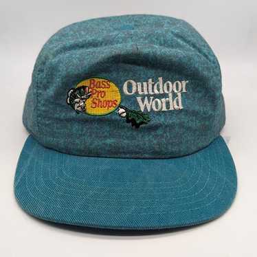 Vintage Bass Pro Shops Fly Fishing Hat Made In USA XL Brim With Neck Flap  Tan