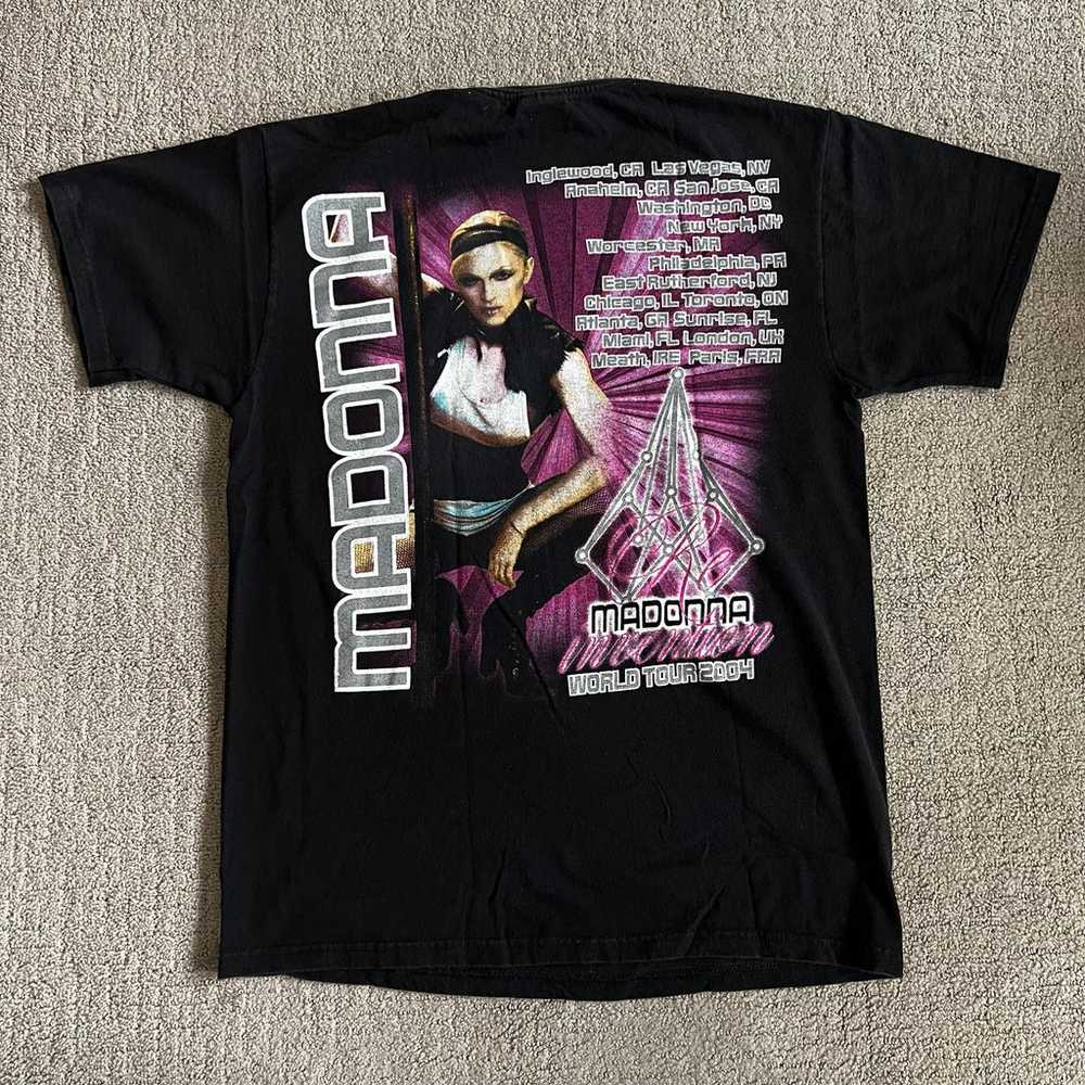 Vintage Madonna World Tour 2004 T Shirt Adult M B… - image 10