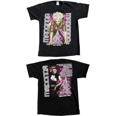Vintage Madonna World Tour 2004 T Shirt Adult M B… - image 1