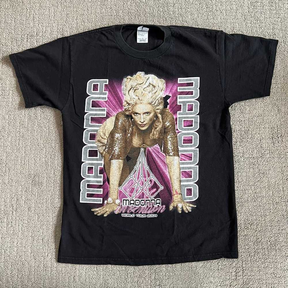 Vintage Madonna World Tour 2004 T Shirt Adult M B… - image 2