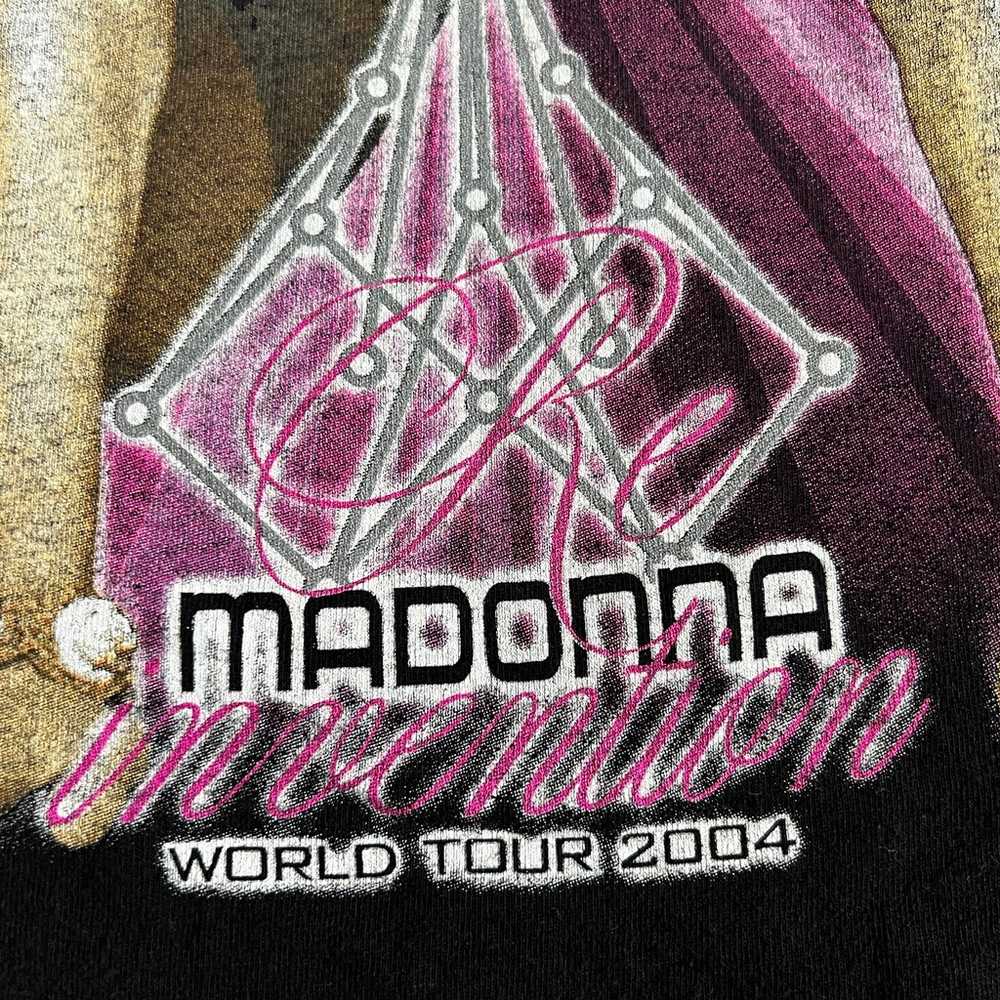 Vintage Madonna World Tour 2004 T Shirt Adult M B… - image 7