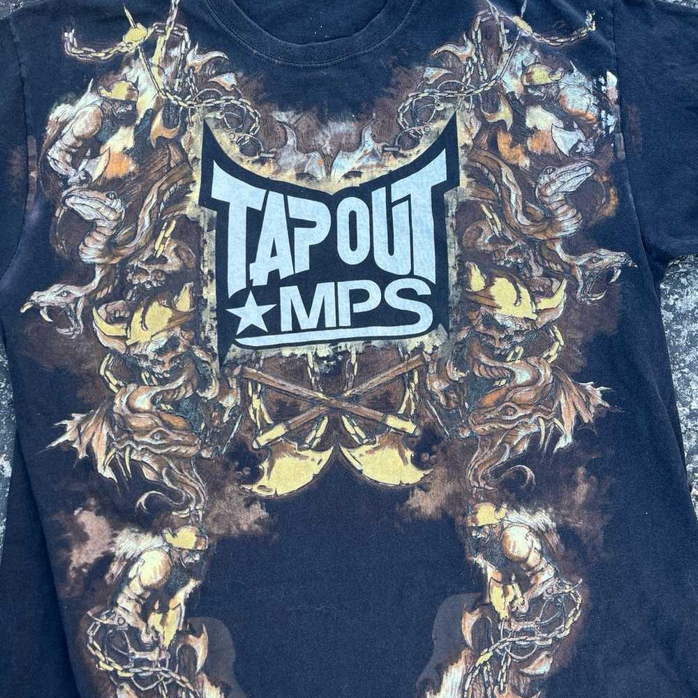 Tapout MPS T-shirt men’s Y2K SICK GRAPHIC 2000s A… - image 2