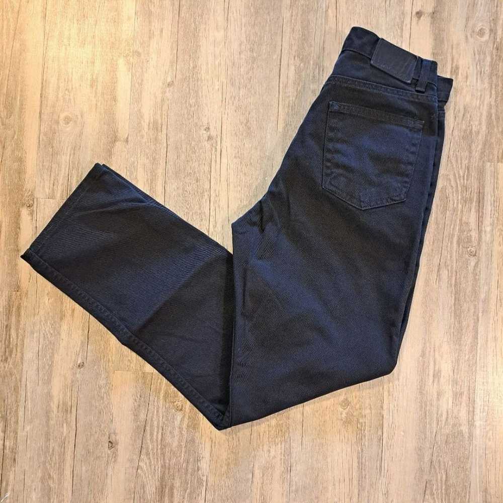 Calvin Klein Easy Fit black denim vintage jeans s… - image 6