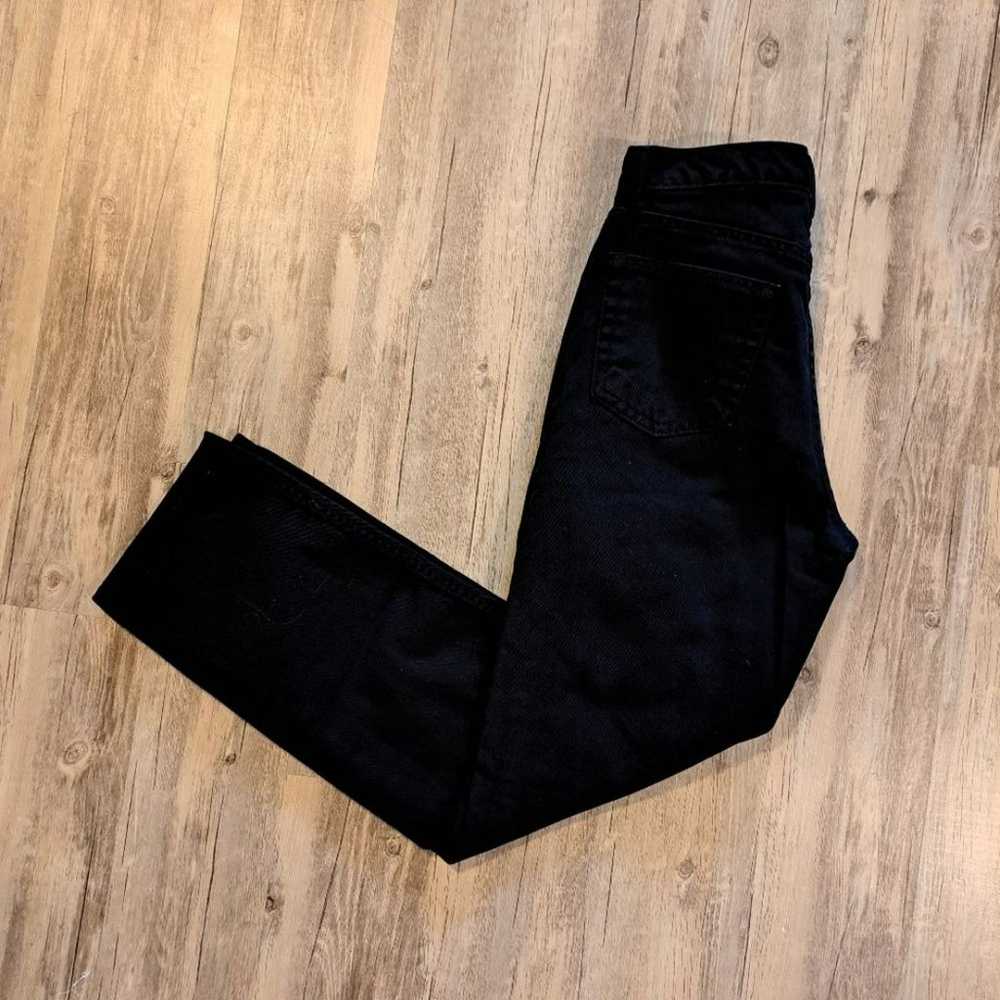 Calvin Klein Easy Fit black denim vintage jeans s… - image 7