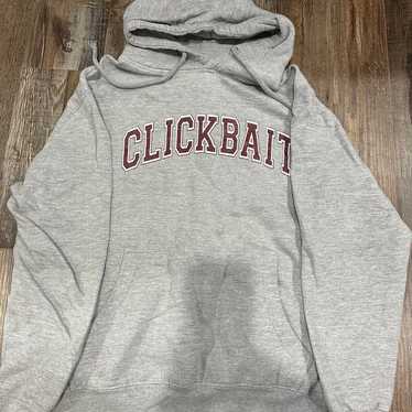 Cropped 2025 clickbait hoodie