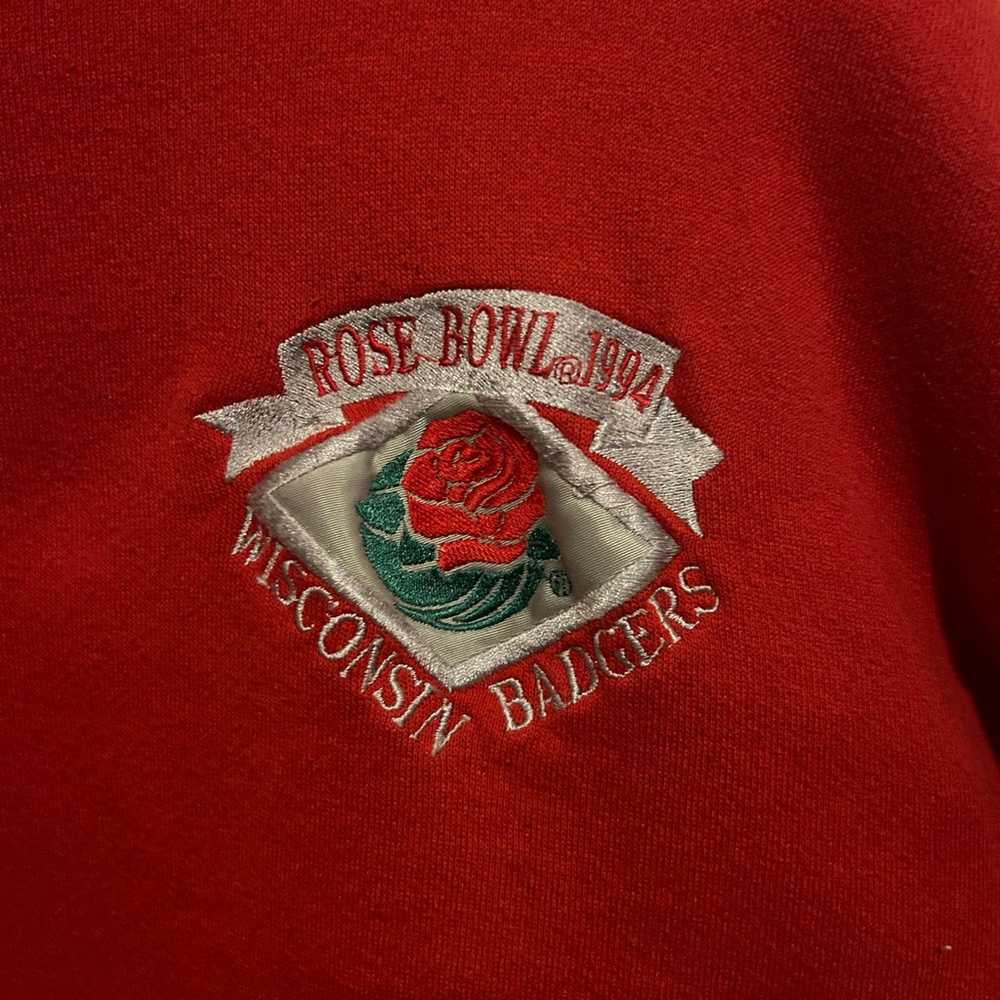 Vintage 1994 Rose Bowl Wisconsin Badgers Sweatshi… - image 3
