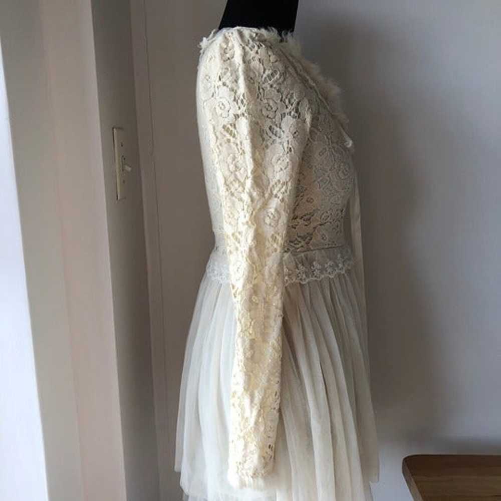 White lace Lolita tulle dress - image 4