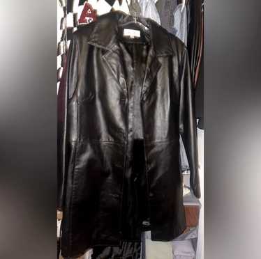 Charles klein leather coat - Gem