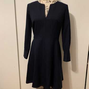 Club Monaco polka dot navy blue Dress