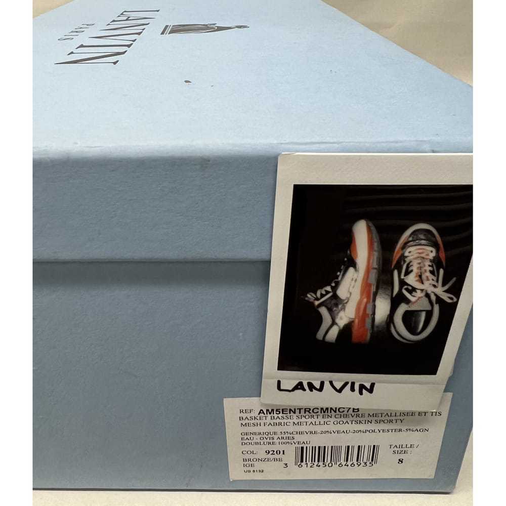 Lanvin Leather low trainers - image 11