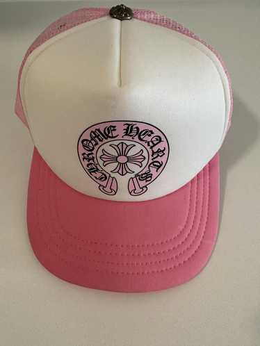 Chrome Hearts Chrome Hearts Trucker Pink and White