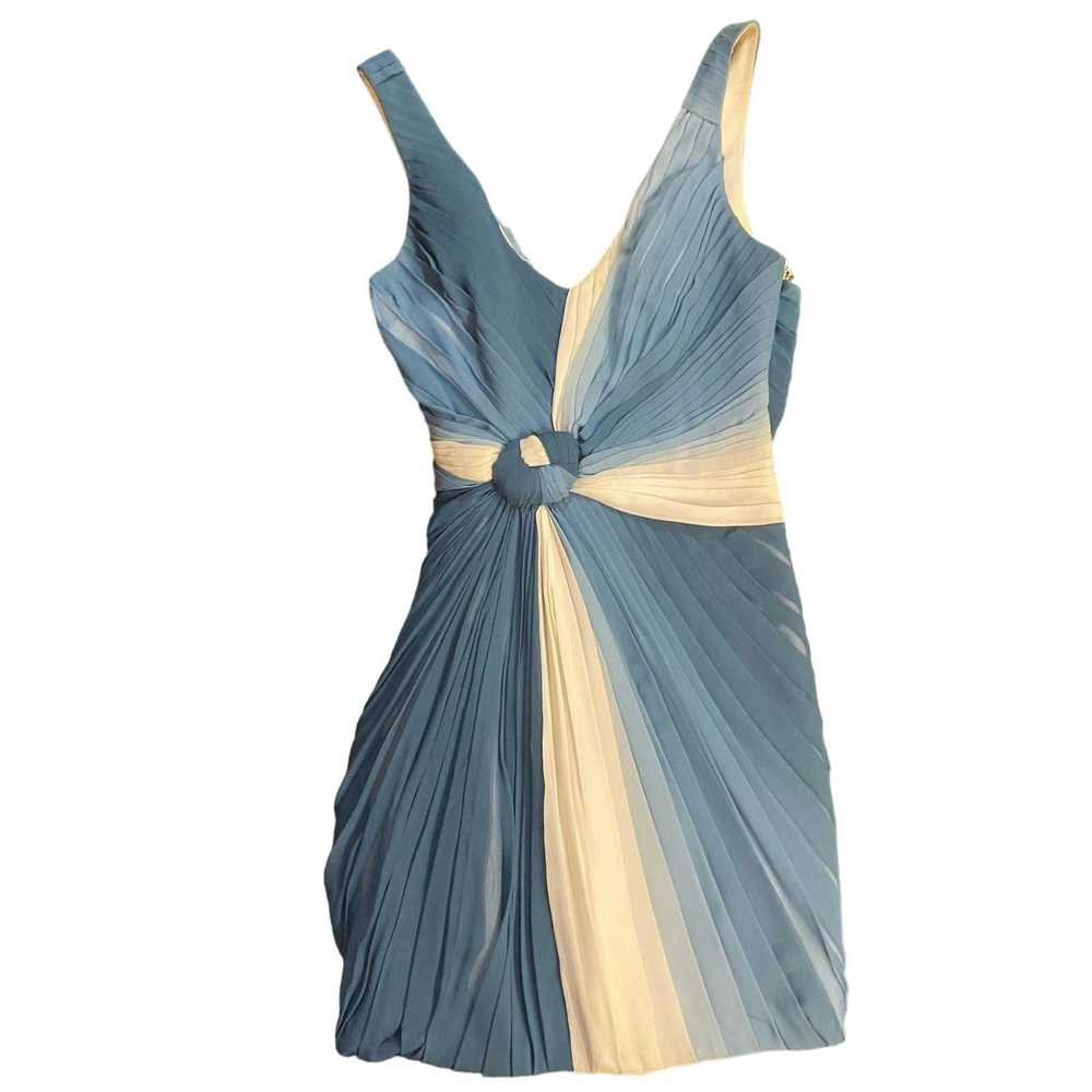 Erin Fetherston White & Blue Ruched Ombre Dress b… - image 5