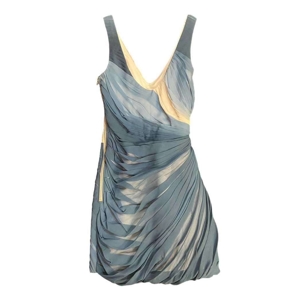 Erin Fetherston White & Blue Ruched Ombre Dress b… - image 6