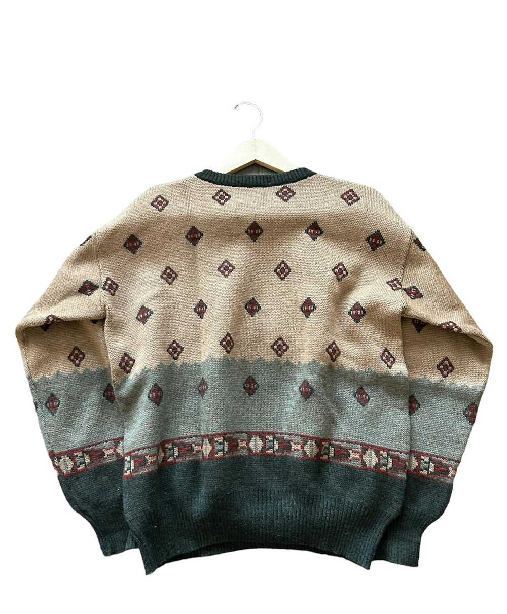 Streetwear × Vintage Vintage Native American knit… - image 4