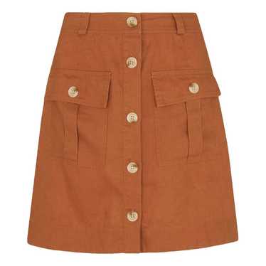 Whistles Linen mini skirt