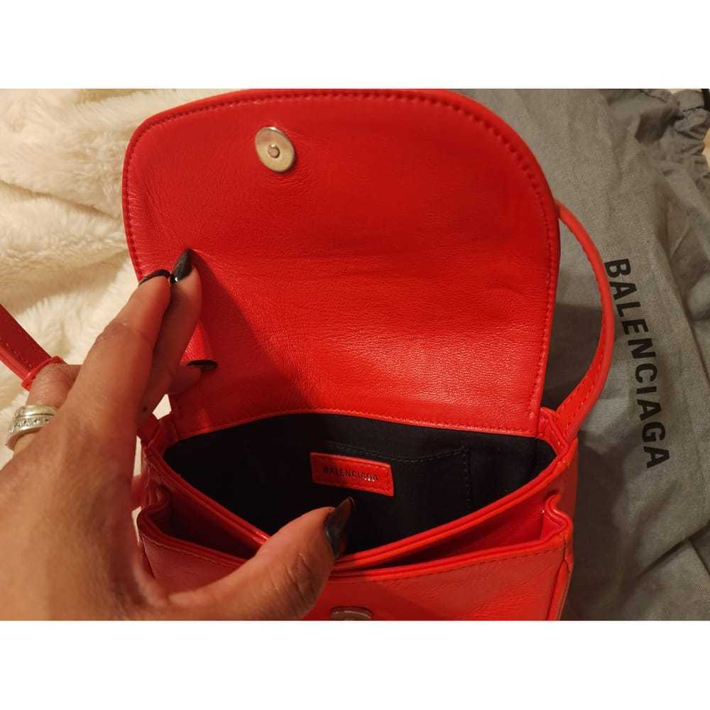 Balenciaga B leather crossbody bag - image 7